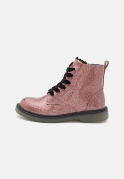 Friboo Botines Con Cordones - Pink