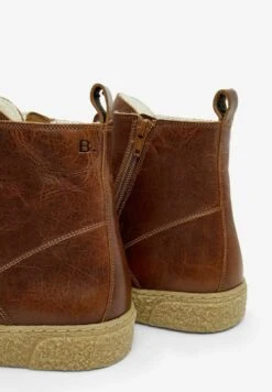 Bianco Botines Con Cordones - Tan -Boots & Style ec3ba76e4a6c499683ad79877c64c742