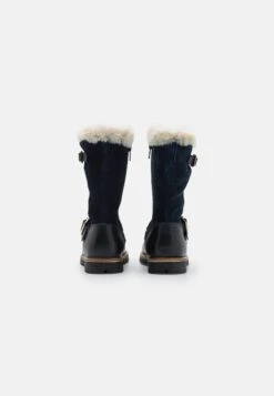 Friboo Leather - Botas Para La Nieve - Dark Blue -Boots & Style ffa7a42cce41482889f81331136f653c